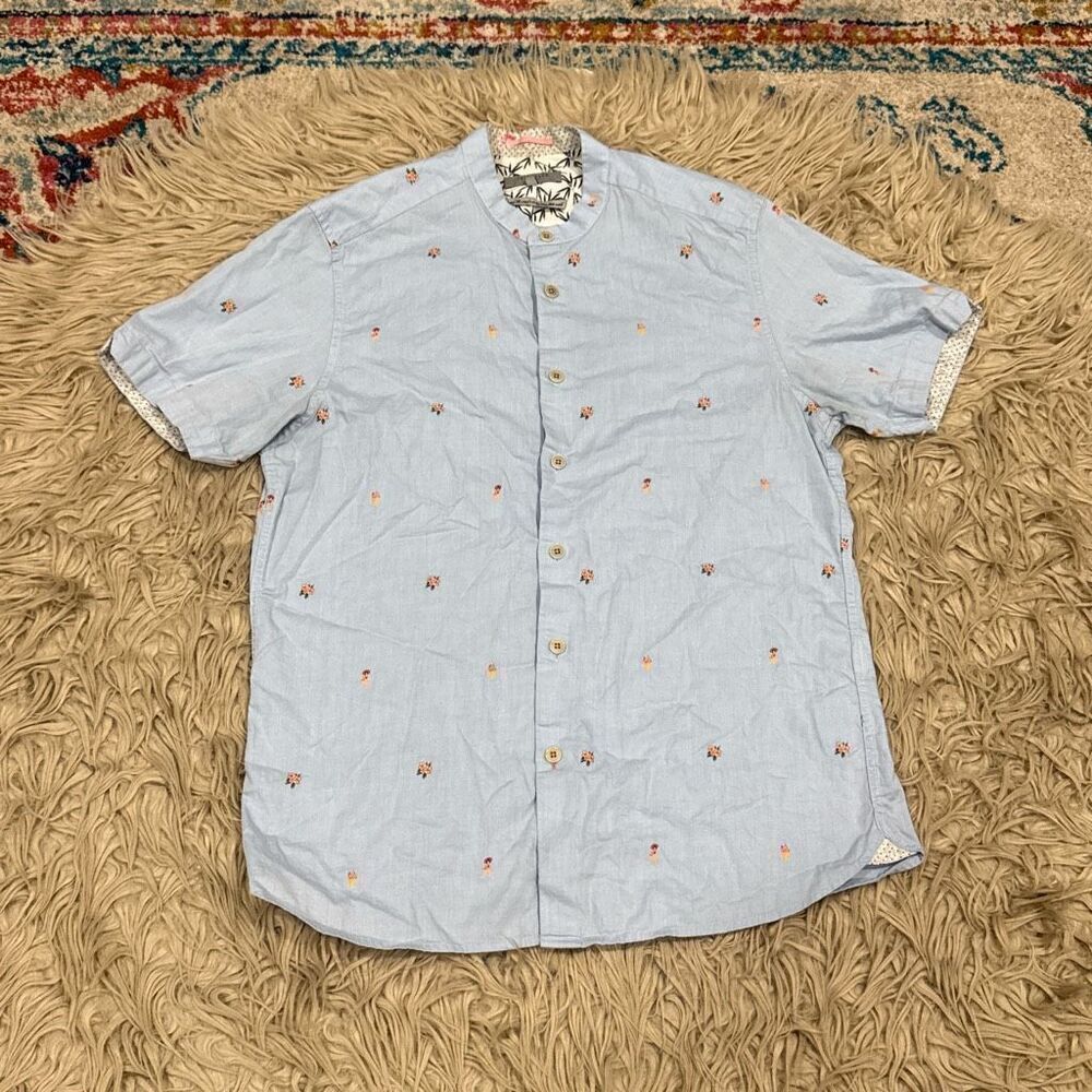 Ted baker novelty print shirt size 4 (US large)